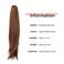 HEWEICSY Ponytail Extensions 24 Long Wavy Synthetic Hairpieces Brown