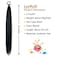 LyoRuSi Black Ponytail Extension 2 Pack Braid Ponytail Extension with Elastic Tie Straight Sleek Wrap Around Braid Hair Extensions Ponytail 26 Inch Black