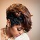 BeiSDWig BeiSD Short Black Wig with Mixed Brown Bangs Natural Short Haircuts for Women Synthetic Short Wigs for Black Women 7319