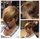 Nicelatus Short Pixie Cut Wigs with Mixed Blonde Brown Bangs Synthetic Mixed Brown Wigs for Black Women Short Pixie Wigs for Women