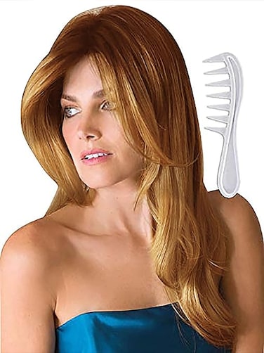 Noriko Angelica Synthetic Wig by Rene of Paris and Wig Lift Comb Copper GlazeR Bundle 2 Items