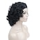 Lydell 12 Super Curly Wigs Jet Black Synthetic Headband Wigs Jet Black