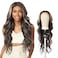 Sensationnel Butta Lace Wigs Unit 34 Extra Wide 5 Inch Deep Parting Synthetic Preplucked Hairline Glueless Lacefront 1B OFFBLACK