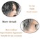 Fallsea Gray Braided Kinky Curly Synthetic Afro Short Wig for Black Women