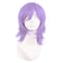 MapofBeauty 14 Inch35 cm Short Cosplay Wolf Tail Synthetic Side Bangs Party Wig Light Purple