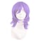 MapofBeauty 14 Inch35 cm Short Cosplay Wolf Tail Synthetic Side Bangs Party Wig Light Purple