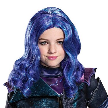 Disguise Mal Wig Official Descendants 3 Costume Accessory for Kids Child Size