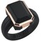 Rinfit Womens Silicone Rings Anniversary Ring or Promise Ring for Her Emerald Rubber Wedding Bands BlackMetal Rose Gold Size 5