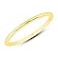 MAXSTONE MAX STONE Solid 14K Gold Wedding Bands for Women Men in Yellow Gold 1mm Thin Stackable Rings For Women Yellow Gold Wedding Band Stacking Solid Gold Ring in Size 10