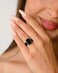 Rinfit Womens Silicone Rings Anniversary Ring or Promise Ring for Her Emerald Rubber Wedding Bands Pack J Size 7