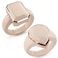 Rinfit Womens Silicone Rings Anniversary Ring or Promise Ring for Her Emerald Rubber Wedding Bands Pack O Size 7