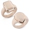 Rinfit Womens Silicone Rings Anniversary Ring or Promise Ring for Her Emerald Rubber Wedding Bands Pack O Size 7