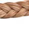 BOBIYA 2 Strands Synthetic Hair Braided Headband Classic Chunky Plaited Braids Strawberry Blonde