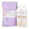 Curly Girl Shampoo Conditioner Anti Frizz Microfiber Towel Set Lavender
