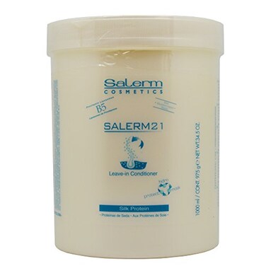 Salerm Cosmetics 21 LEAVEIN Conditioner B5 Provitamin Lipsomes Silk Protein 345 oz large tub size