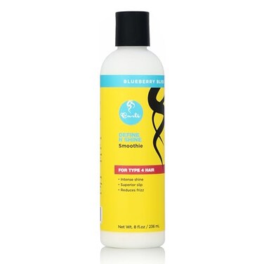 Curls Blueberry Bliss Define N Shine Enhancing Smoothie 8 oz Provides Frizz Control Adds Shine Superior Slip With Marshmallow Root Extract Moisturizing Hair Smoothie for Type 4 Coils