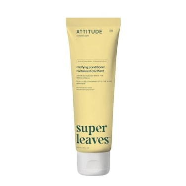 ATTITUDE Clarifying Hair Conditioner Restores Shine Naturally Derived Ingredients Vegan Detangler Dermatologically Tested Lemon Leaves and White Tea 8 Fl Oz