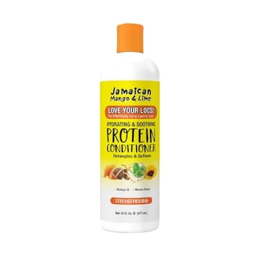 Jamaican MangoLime Jamaican Mango Lime Protein Conditioner Strengthening Moisturizing Hair Care with Manuka Honey Moringa Seed Oil for Natural Hair Locs Twists Protective Styles 16 oz