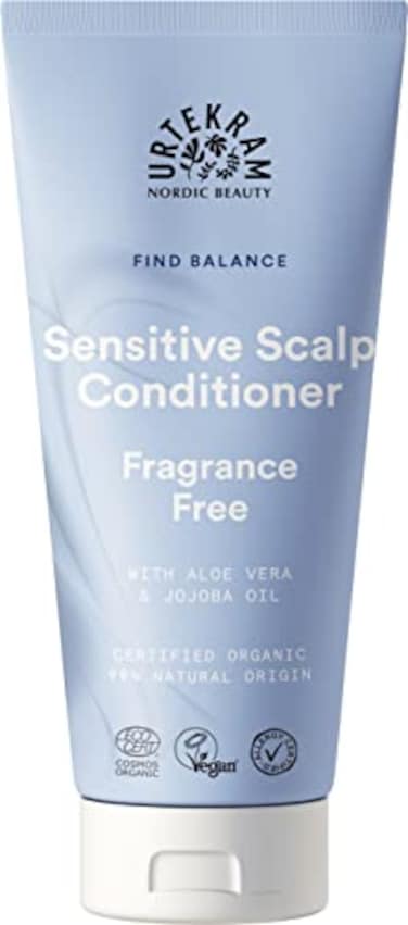 Urtekram Fragrance Free Conditioner 180ml Sensitive Scalp Vegan Organic