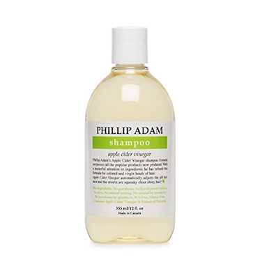 Phillip Adam Apple Cider Vinegar Shampoo for Shiny Hair Sulfate Free and Paraben Free Original Green Apple Scent 12 Ounce