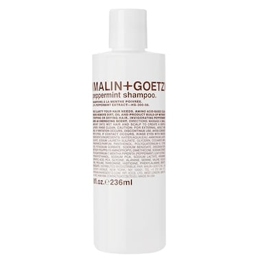 MalinGoetz MALINGOETZ Shampoo Clarifying Peppermint Daily Cleanser with Amino Acids Vegan SulfateFree Unisex 8 Fl Oz