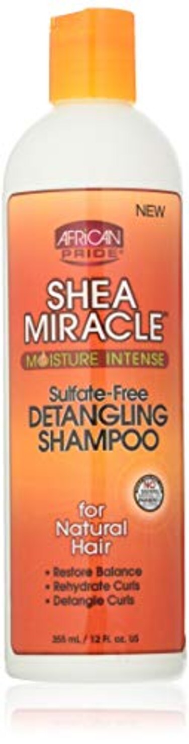 African Pride Shea Butter Miracle Detangling Shampoo 12 Ounce