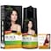 Herbishh Hair Color Shampoo for Gray Hair Enriched Formula with Keratin Tuber Fleece Flower Full Grey Coverage Easy to Use Long lasting Instant Black 400ml