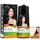 Herbishh Hair Color Shampoo for Gray Hair Enriched Formula with Keratin Tuber Fleece Flower Full Grey Coverage Easy to Use Long lasting Instant Black 400ml