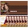 Herbishh Travel Pack Hair Dye Color Shampoo 8 pc Argan Hair Mask Sachet Chestnut Brown 15 Sachets