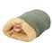 GOOPAWS 4 in 1 Self Warming Burrow Cat Bed Pet Hideway Sleeping Cuddle Cave Sage Green