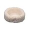 HUGGLEHOUNDS HUGGLEFLEECE HUGGLESNUGGLER Bolster Dog and CAT Bed Natural XSmall