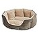 MidWest Homes for Pets QuietTime Deluxe Tulip Nesting Pet Bed GrayTan Small