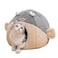 Lcybem Cat Beds for Indoor Cats Cat Bed Cave with Removable Washable Cushioned Pillow Soft Plush Premium Cotton No Deformation Pet Bed Lively Pufferfish cat House Design Grey Multiple Sizes