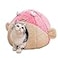 Lcybem Cat Beds for Indoor Cats Cat Bed Cave with Removable Washable Cushioned Pillow Soft Plush Premium Cotton No Deformation Pet Bed Lively Pufferfish cat House Design Pink Multiple Sizes