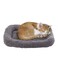 LESYPET Cat Bed for Indoor Cats Soft Cat Cushion with Cat Pillow Around Rectangle Kitten Pad Small Bed for Window Sill 15 x 10