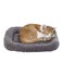 LESYPET Cat Bed for Indoor Cats Soft Cat Cushion with Cat Pillow Around Rectangle Kitten Pad Small Bed for Window Sill 15 x 10