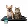 FurHaven ThermaNAP Self Warming Cat Mat Dog Bed for Crates with SelfWarming Technology for Cozy Rest Fully Machine Washable Small Plush Faux Fur Black
