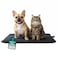 FurHaven ThermaNAP Self Warming Cat Mat Dog Bed for Crates with SelfWarming Technology for Cozy Rest Fully Machine Washable Small Plush Faux Fur Black