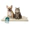 FurHaven ThermaNAP Self Warming Cat Mat Dog Bed for Crates with SelfWarming Technology for Cozy Rest Fully Machine Washable Small Plush Faux Fur Cream