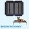 PETMAKER Elevated Dog Bed Cover 36x30Inch Replacement Pet Bed Cover with Mesh Panel for IndoorOutdoor Use Dog Cot Not Included by Blue