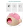 Lcybem Cat Beds for Indoor Cats Cat Bed Cave with Removable Washable Cushioned Pillow Soft Plush Premium Cotton No Deformation Pet Bed Lively Pufferfish cat House Design Pink Multiple Sizes