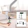 BALORAY Cat Desk Bed Sturdy Cat Bed for Desk Support 45lbsIndoor Desktop Cats Beds for Tables Game Office Desks Attachment17x13 Removable Cotton Cats NestHeavyDuty Metal Frame and Clamp White