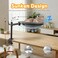 Crazydeer Cat Desk Bed 360 Rotating Height Adjustable Desk Cat Nest Elevated Breathable Cats Bed for Desk with Removable Washable Cover for Indoor Kitten CatsMaximum Hold Up to 40lb