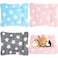 Jetec 3 Pcs Bunny Guinea Pig Beds Soft Bunny Mats Warm Guinea Pig Mat Small Animal Bed Pads Fleece Sleeping Pads for Indoor Rabbit Hamster Squirrel Hedgehog ChinchillaFleeceStarBlue