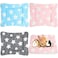 Jetec 3 Pcs Bunny Guinea Pig Beds Soft Bunny Mats Warm Guinea Pig Mat Small Animal Bed Pads Fleece Sleeping Pads for Indoor Rabbit Hamster Squirrel Hedgehog ChinchillaFleeceStarBlue