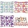 Jetec 3 Pcs Bunny Guinea Pig Beds Soft Bunny Mats Warm Guinea Pig Mat Small Animal Bed Pads Fleece Sleeping Pads for Indoor Rabbit Hamster Squirrel Hedgehog ChinchillaFleeceMoonColorful