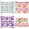 Jetec 3 Pcs Bunny Guinea Pig Beds Soft Bunny Mats Warm Guinea Pig Mat Small Animal Bed Pads Fleece Sleeping Pads for Indoor Rabbit Hamster Squirrel Hedgehog ChinchillaFleeceMoonColorful
