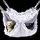 FULUE Ferret Rat Plush Hammock Soft Bed Hammock Sugar Glide Cage Accessories for Rat Guinea Pig Chinchilla Squirrel Toy for Cage 13inch Grey