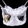 FULUE Ferret Rat Plush Hammock Soft Bed Hammock Sugar Glide Cage Accessories for Rat Guinea Pig Chinchilla Squirrel Toy for Cage 13inch Grey