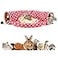 BWOGUE Bunny Tunnel Bed 2in1 Collapsible Tunnel Tubes Toys with Removable Mat Hideout for Cats Kittens Rabbits Guinea Pigs Kitty